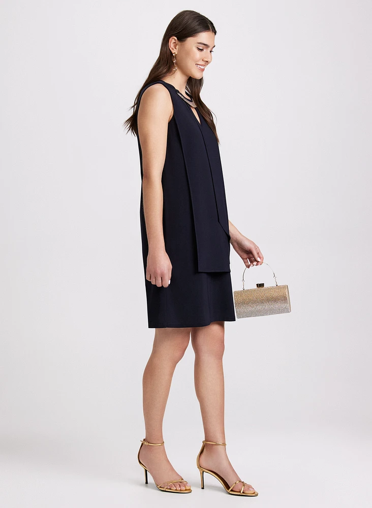 Cut-Out Jersey Dress