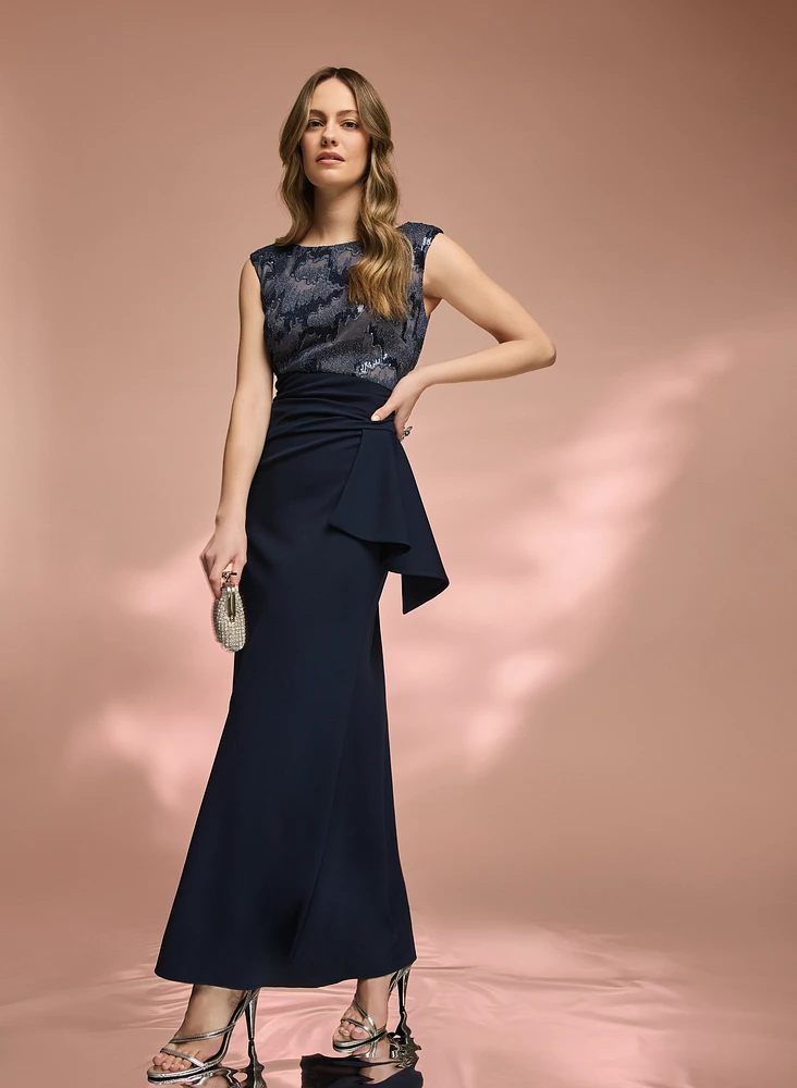 Robe bustier à paillettes