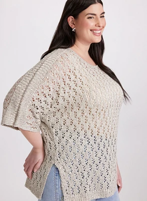 Joseph Ribkoff - Pointelle Knit Sweater