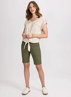 Bengaline Pull-On Shorts