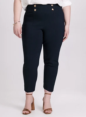 Sofia Slim-Leg Pants - Short