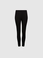 Chloe Enamel Button Hem Leggings - Regular