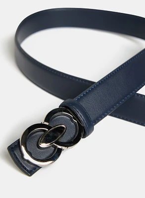 Double Circle Buckle Belt