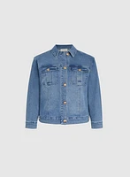 Button-Down Denim Jacket