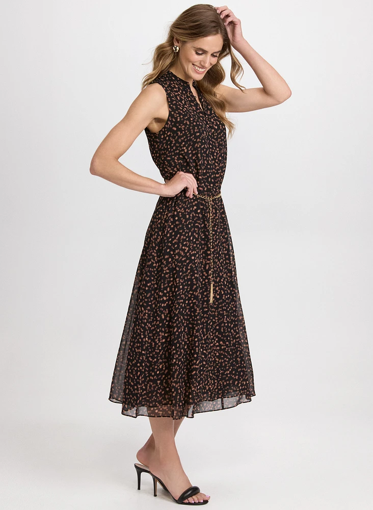 Dot Print Dress