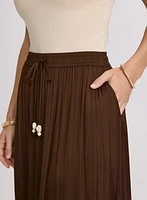 Jupe maxi à cordon
