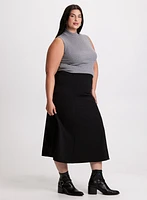 Panel Insert Midi Skirt