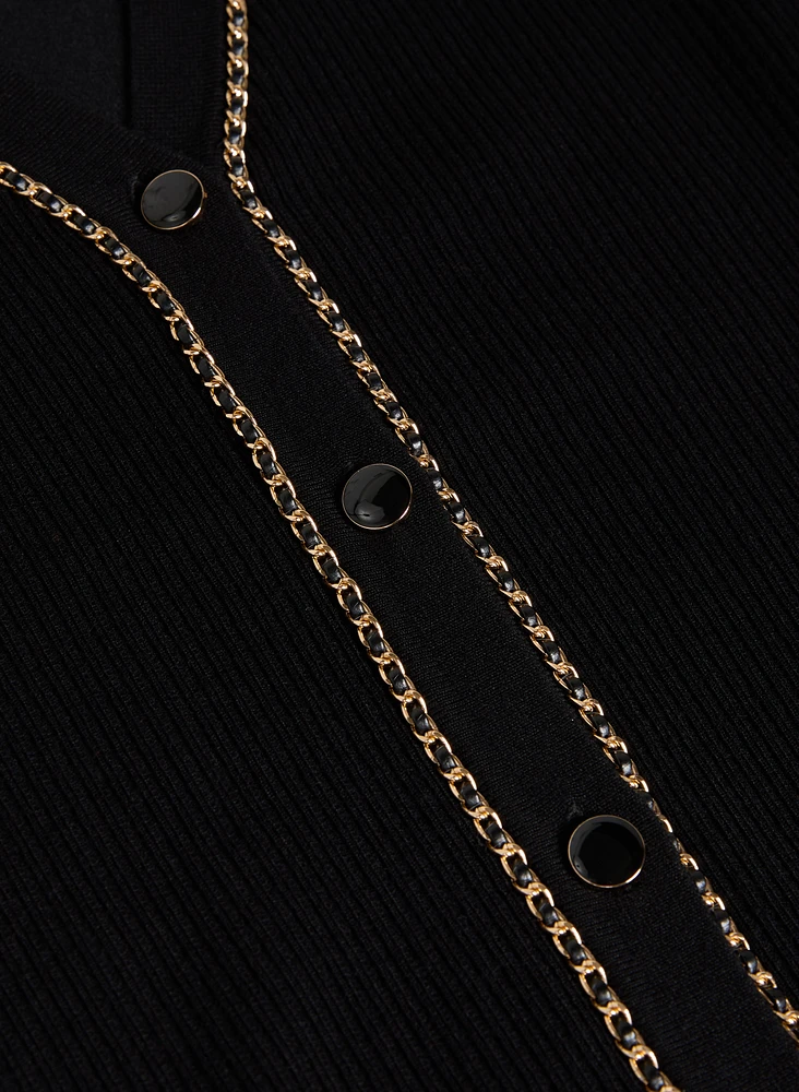 Chain Detail Cardigan