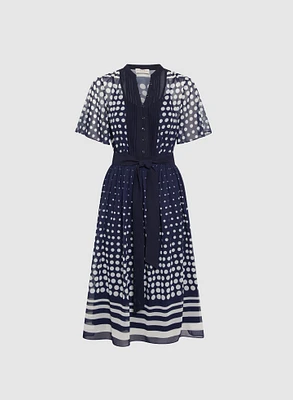 Gradient Polka Dot Dress