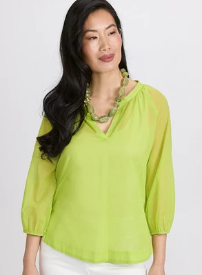 Blouse à manches ballon