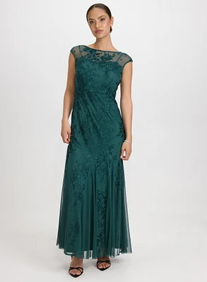 Floral Embroidered Dress