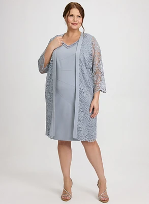 Lace Jacket & Dress Set