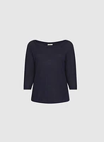 Pull en tricot ajouré