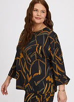 Joseph Ribkoff - Blouse à lignes abstraites