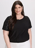 Short Raglan Sleeve Top