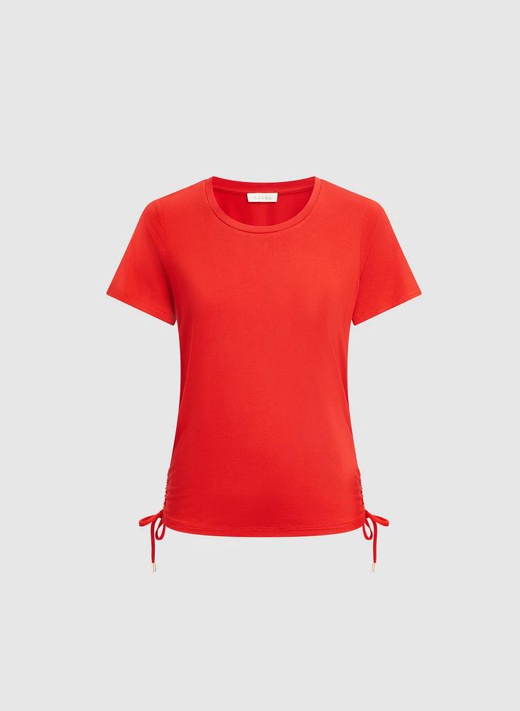 T-shirt à cordons de serrage