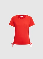 T-shirt à cordons de serrage