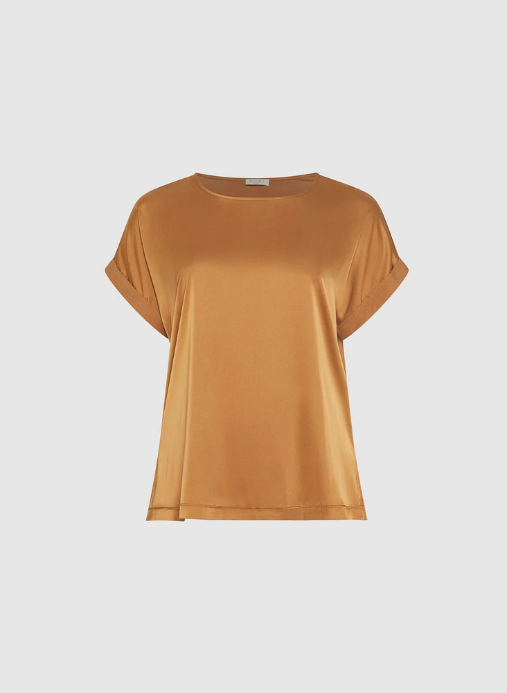 Blouse en satin