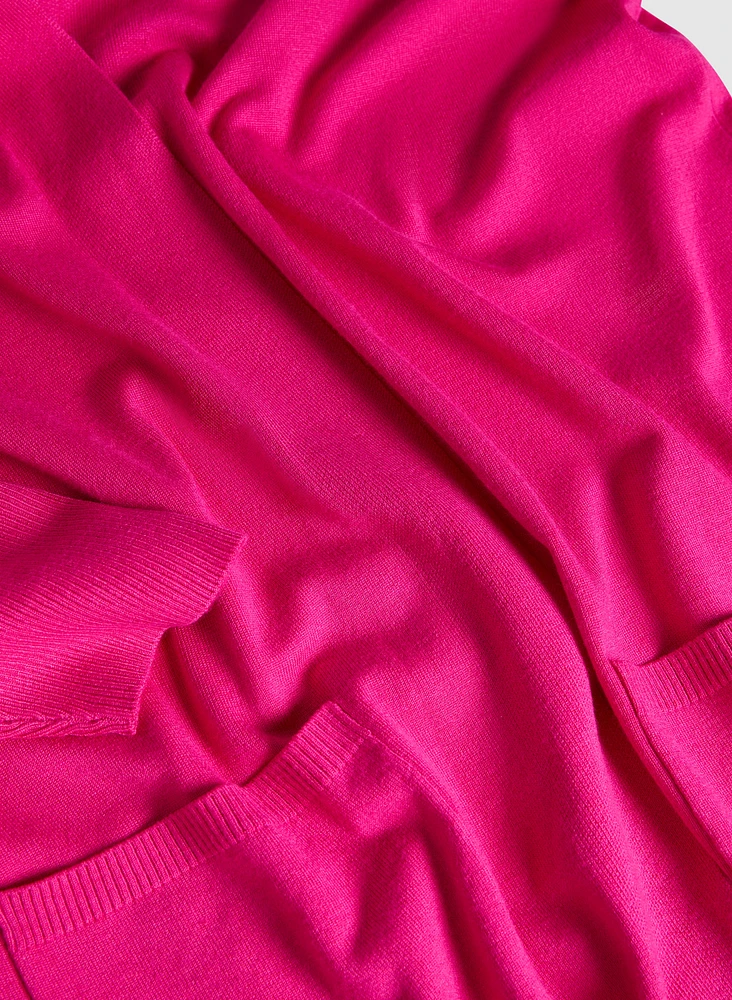 Cardigan long à poches