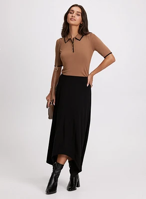 Asymmetric Hem Skirt