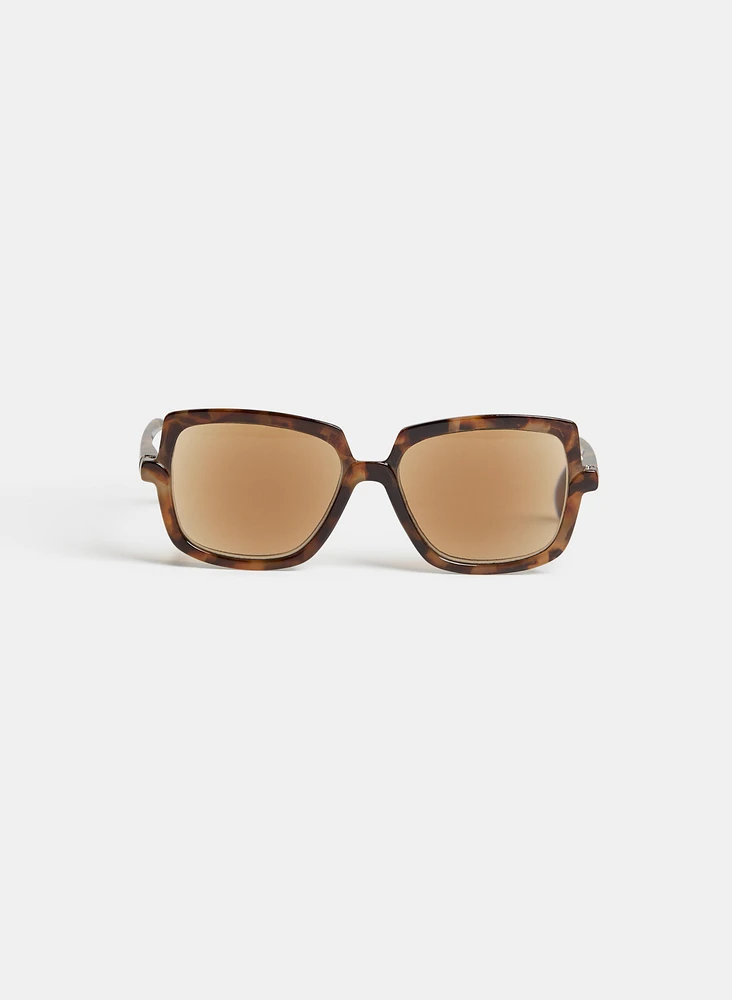 Square Tortoiseshell Sunglasses