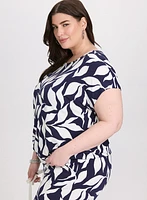Leaf Print Top