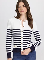 Stripe Knit Cardigan