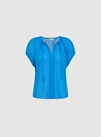 Cotton Puff Sleeve Blouse