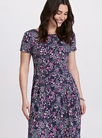 Floral A-Line Dress