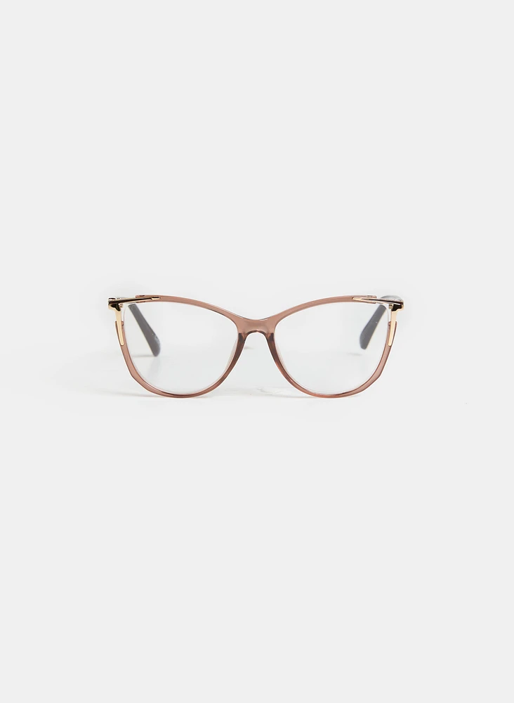 Clear Cat Eye Reading Glasses