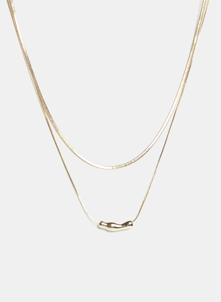 Collier à chaine double