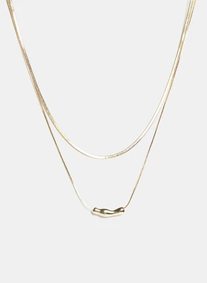 Collier à chaine double