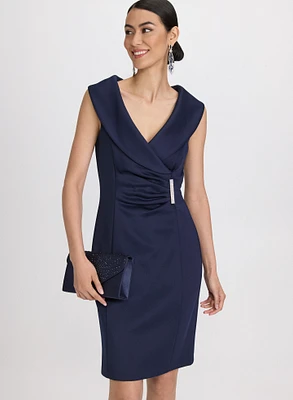 Brooch Detail Dress