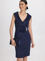 Brooch Detail Dress