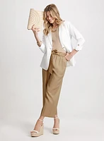 Linen-Blend Blazer