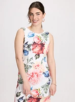 Floral Print Sheath Dress