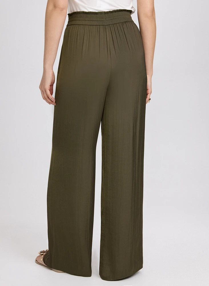 Olivia Satin Wide-Leg Pants
