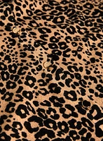 Buttoned Leopard Print Cardigan