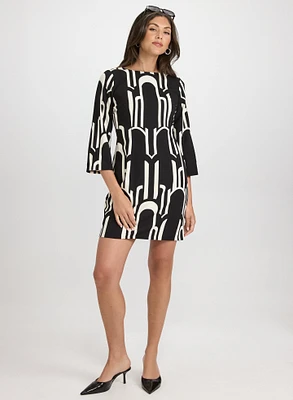 Robe à motif géométrique