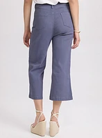Cropped Flare-Leg Jeans