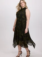 Floral Halter Neck Dress
