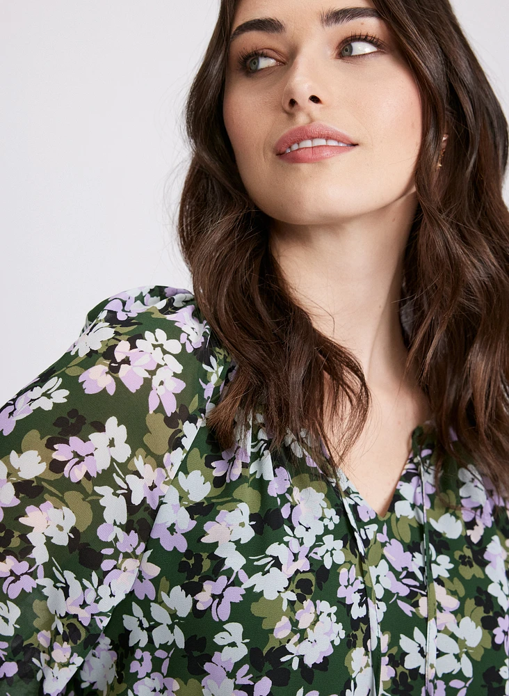 Floral Print Blouse