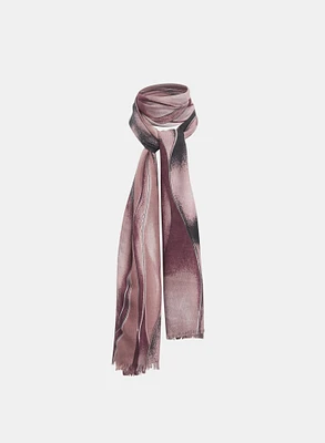 Foulard à motif abstrait