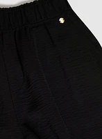 Pull-On Wide-Leg Pants