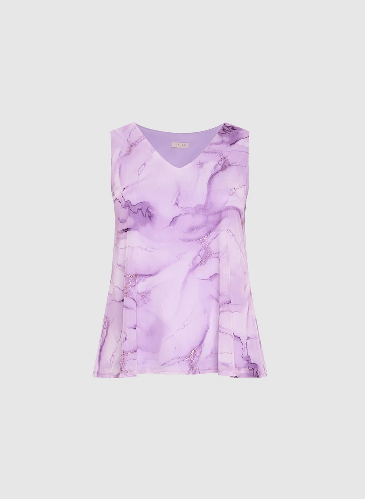 Watercolour Print Top