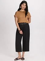Satin Drop Shoulder Top