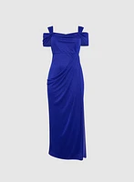 Robe brillante en filet
