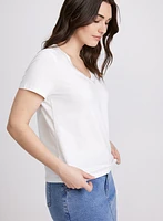 Pearl Detail T-Shirt