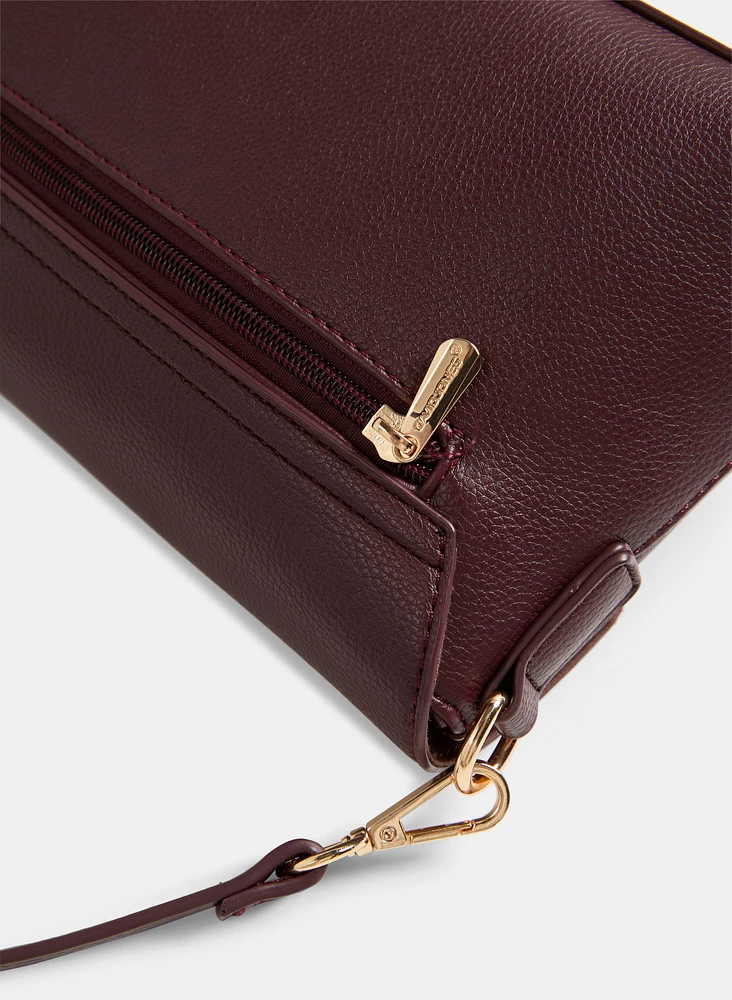 Sac en bandoulière à détail métallique
