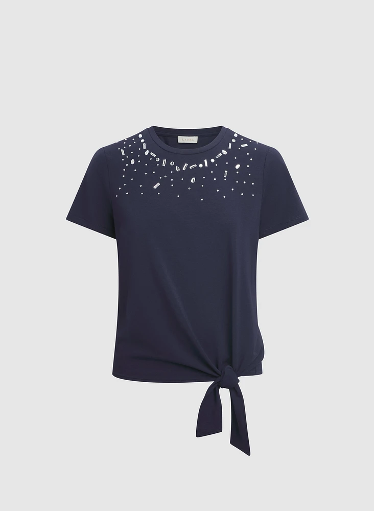 Crystal Trim T-Shirt